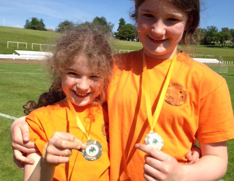 Very proud of my golden girls at Police Sports today!