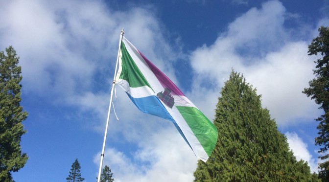 Flying the Flag at Dunans: Lairds and Ladies can now have their very own Dunans Flag!