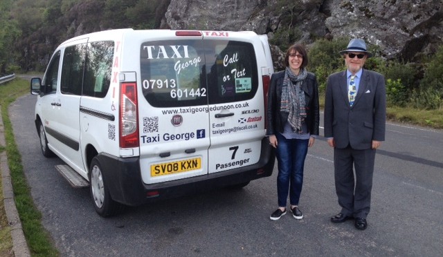 Travelling to Dunans by taxi: We’re recommending two drivers from Dunoon who provide a great service!