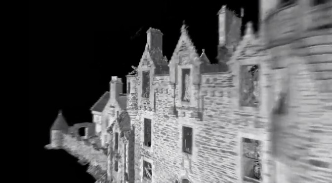 Fabulous 3D fly-by of Dunans: Laser survey creates a stunning movie of the castle and house