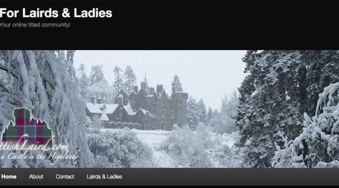 Lairds and Ladies Website: Revamped and new content added
