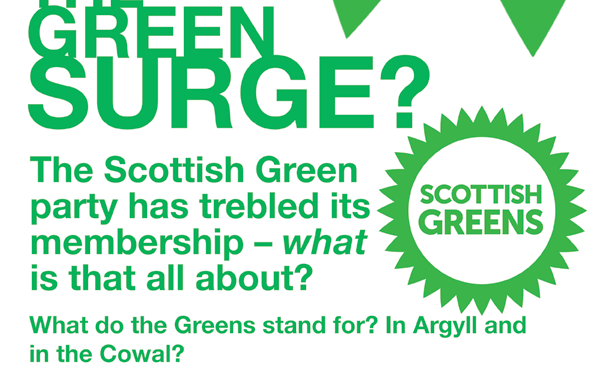 The Green Surge: Open Meeting in Dunoon on 15th Dec.